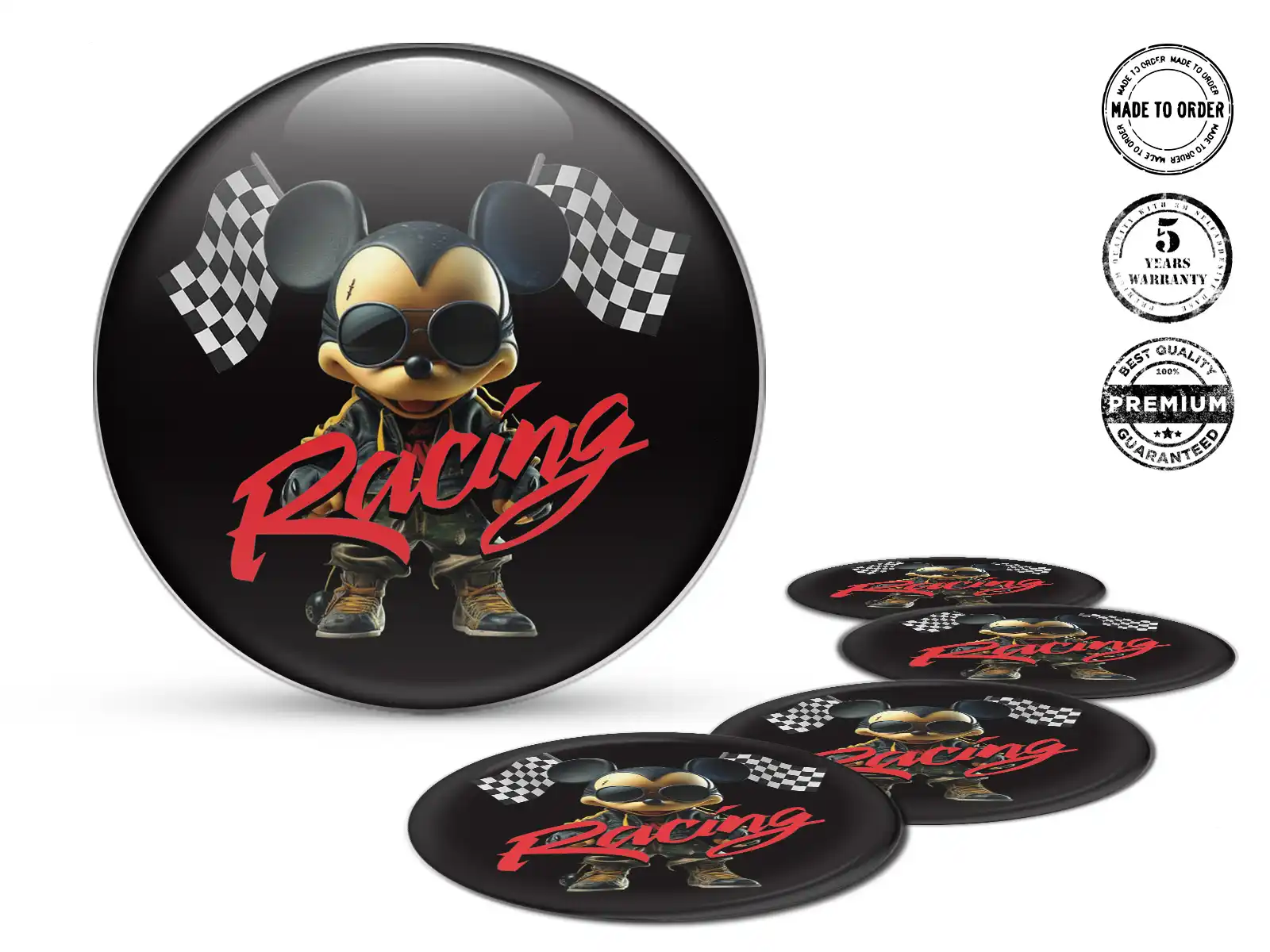 Pegatinas Silicona Estilo Premium Etiquetas Drift Autos